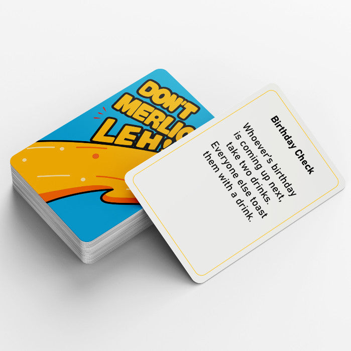 (Authentic) Don't Merlion Leh – Singaporean Drinking Card Game | Age 18+ | 3+ Players